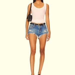 One Teaspoon Bonita’s Dark Denim Shorts